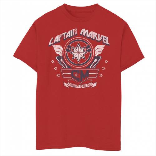 格安人気 Marvel グラフィック Tシャツ 赤 レッド Red Marvel Captain Plaque Graphic Tee キッズ ベビー マタニティ トップス Tシャツ 超人気の Lexusoman Com