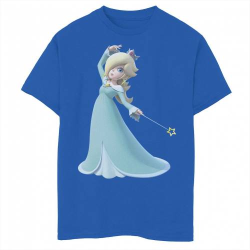 本店は 楽天市場 Licensed Character キャラクター グラフィック Tシャツ Licensed Character Nintendo Rosalina Smash Poster Graphic Tee Royal キッズ ベビー マタニティ トップス Tシャツ スニケス 豪華 Lexusoman Com