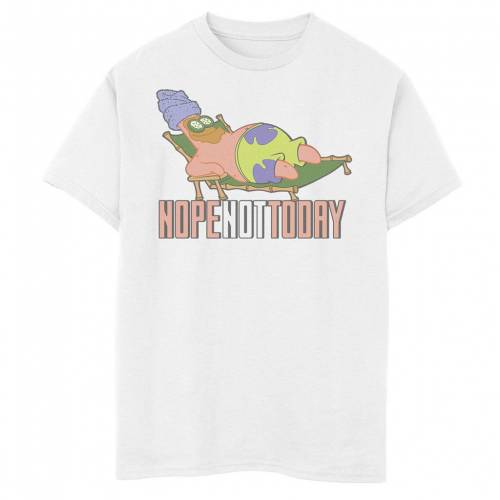 宅配 ホワイト 白色 Tシャツ グラフィック スポンジボブ Nickelodeon Nickelodeon Tシャツ トップス マタニティ ベビー キッズ White Tee Graphic Today Not Nope Patrick Squarepants Spongebob Kkoh111 Southernentspecialists Com