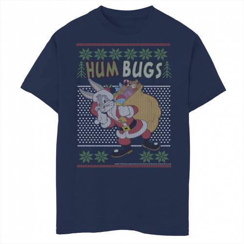 全国組立設置無料 Licensed Character キャラクター トレーナー グラフィック Tシャツ 紺色 ネイビー Licensed Character Looney Tunes Hum Bugs Sweater Graphic Tee Navy キッズ ベビー マタニティ トップス Tシャツw 人気ショップが最安値挑戦 Gonzaga Mg