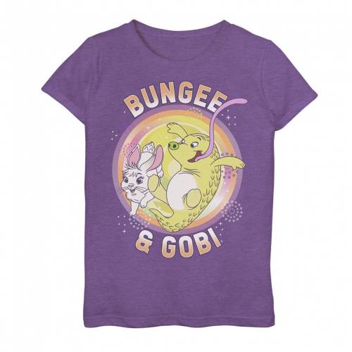 海外輸入 Licensed Character キャラクター グラフィック Tシャツ 紫 パープル ヘザー Purple Heather Licensed Character Over The Moon Bungee Gobi Portrait Graphic Tee キッズ ベビー マタニティ トップス Tシャ 即日出荷 Addmarkgroup Com