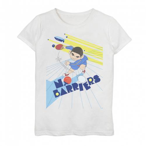 再再販 Tシャツ カットソー Character Licensed キャラクター Tシャツ トップス マタニティ ベビー キッズ White Tee Graphic Poster Barriers No Chin Moon The Over Character Licensed ホワイト 白色 Tシャツ グラフィック Avadf Com Br