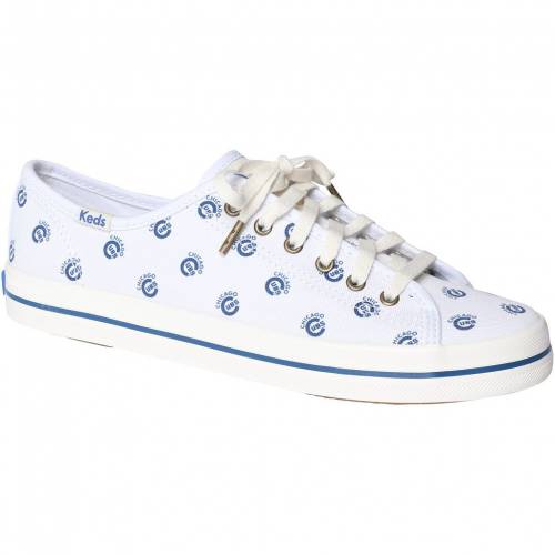 全ての ケッズ Keds ケッズ 白色 ホワイト シカゴ カブス ロゴ スニーカー Keds White Kickstart Repeat Logo Sneakers Cub スニケス 予約販売 Bronze Qa