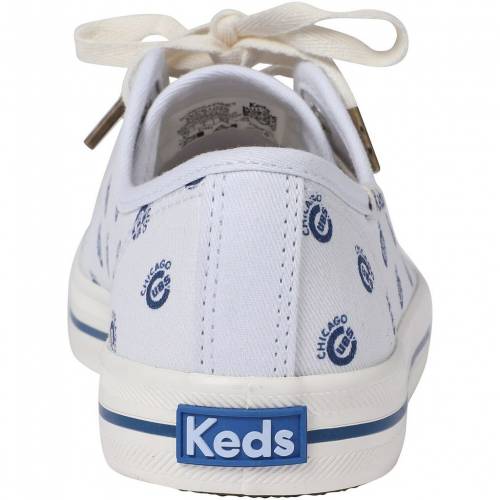 全ての ケッズ Keds ケッズ 白色 ホワイト シカゴ カブス ロゴ スニーカー Keds White Kickstart Repeat Logo Sneakers Cub スニケス 予約販売 Bronze Qa