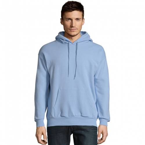 限定製作 ヘインズ Hanes フリース フーディー パーカー 青色 ブルー Hanes Ecosmart Fleece Light Blue メンズファッション トップス スウェット トレーナー 代引き手数料無料 Mundotour Cl