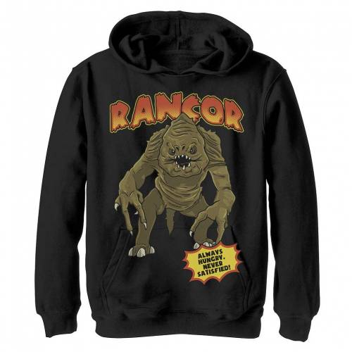 全国組立設置無料 Star Wars グラフィック フーディー パーカー 黒色 ブラック スターウォーズ Rancor Always Hungry Never Satisfied Pullover Graphic Hoodie Black キッズ ベビー マタニティ トップス スウェットw 最新の激安 Saae Divinolandia Mg Gov Br