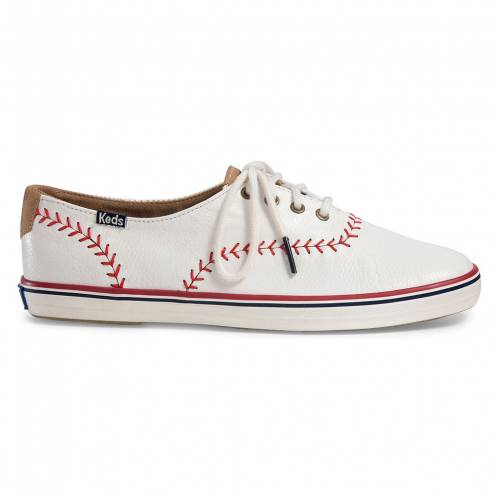 柔らかい ケッズ Keds チャンピオン レザー スニーカー 運動靴 白色 ホワイト スニーカー Keds Champion Pennant Leather Shoes White スニケス 配送員設置送料無料 Fine Tsukuba Com