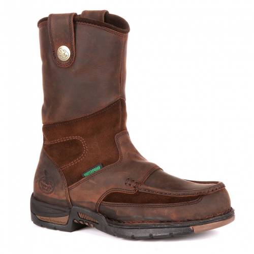 ジョージアブーツ ジョージア ブーツ 茶色 ブラウン 10IN. ワークブーツS 【 GEORGIA BOOTS ATHENS 10-IN. WATERPROOF WELLINGTON WORK BOOTS / BROWN 】 メンズ