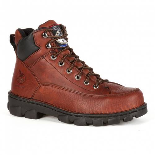 ジョージアブーツ ジョージア ブーツ 茶色 ブラウン 6IN. ワークブーツS 【 GEORGIA BOOTS EAGLE LIGHT WIDE LOAD 6-IN. STEEL-TOE WORK BOOTS / SOGGY DARK BROWN 】 メンズ 34,450円