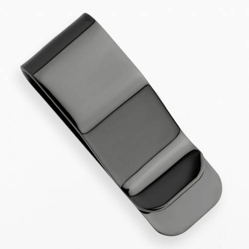 ステンレス 銀色 スチール 黒色 ブラック 【 LYNX STAINLESS STEEL BLACK ION MONEY CLIP - MEN / 】 バッグ 財布 ケース メンズ財布