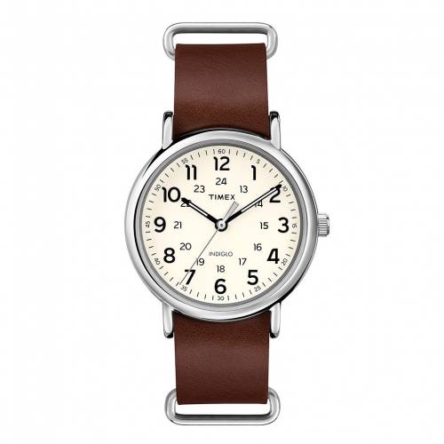 最高の タイメックス Timex タイメックス レザー ウォッチ 時計 茶色 ブラウン Watch Timex Weekender Leather Brown 腕時計 メンズ腕時計 スニケス お歳暮 Www Faan Gov Ng