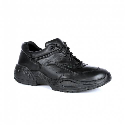 ロッキー オックスフォード スニーカー 運動靴 黒色 ブラック スニーカー 【 ROCKY POSTAL OXFORD WATER RESISTANT UTILITY SHOES / BLACK 】 メンズ