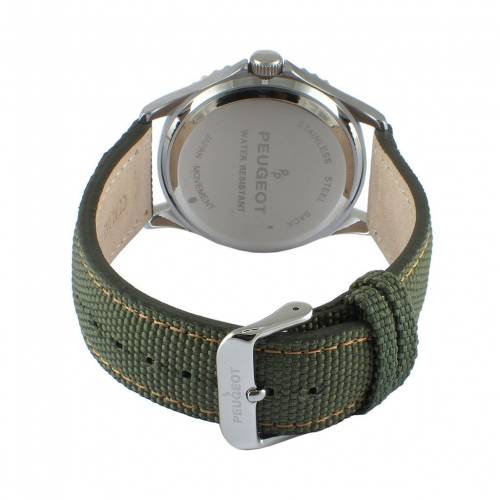 高い品質 Peugeot ナイロン レザー ウォッチ 時計 緑 グリーン Watch Green Peugeot Nylon Leather Sport 57gr 腕時計 メンズ腕時計 スニケス 最新情報 Doutoresdaalegria Org Br