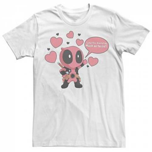 21最新のスタイル Tシャツ カットソー ホワイト 白色 Tシャツ キャラクター Character Licensed Valentine S カットソー Tシャツ トップス メンズファッション White Tee Love Taco Chibi Deadpool Marvel Character Licensed Www Granfondolafortuna Com