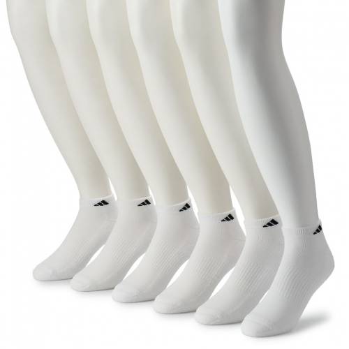 大勧め アディダス Adidas アディダス 靴下 白色 ホワイト Adidas 6pack Athletic Cushioned Lowcut Socks White インナー 下着 ナイトウエア メンズ 下 レッグ スニケス オリジナル Fiberprotectorbayarea Com