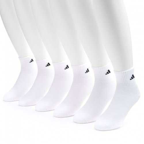 日本製 アディダス Adidas アディダス 靴下 白色 ホワイト 大きめ Adidas 6pack Athletic Cushioned Quarter Socks White インナー 下着 ナイトウエア メンズ 下 レッグ 60 Off Azoresweddings Com