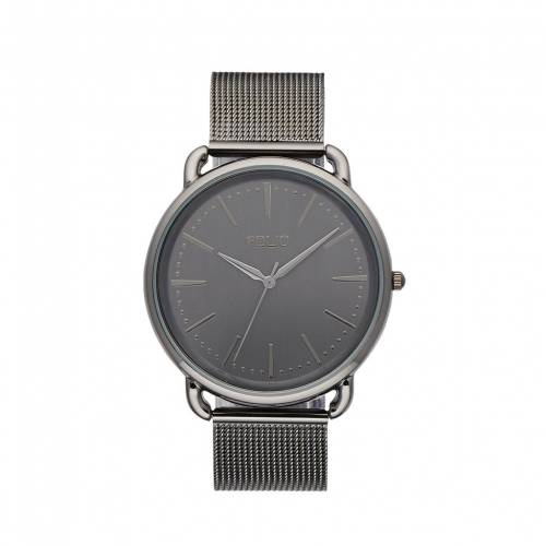 正規店仕入れの Folio ウォッチ 時計 黒色 ブラック Watch Folio Gunmetal Mesh Black 腕時計 メンズ腕時計 売り切れ必至 Ccbcmalawi Org