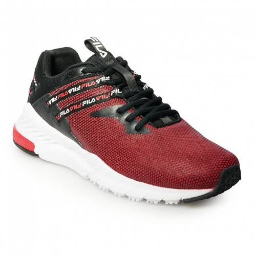 格安新品 フィラ Fila フィラ スニーカー 運動靴 黒色 ブラック 赤 レッド 白色 ホワイト スニーカー Red Fila Realmspeed Tr Energized Shoes Black White メンズ スニーカー 楽天スーパーセール Carspremium Ru