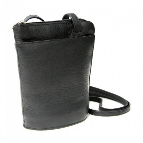 レザー 【小さめ】 バッグ 黒色 ブラック クロスボディーバッグ 【 ROYCE LEATHER VAQUETTA PETITE L-ZIP CROSSBODY BAG / BLACK 】 レディースバッグ｜スニケス