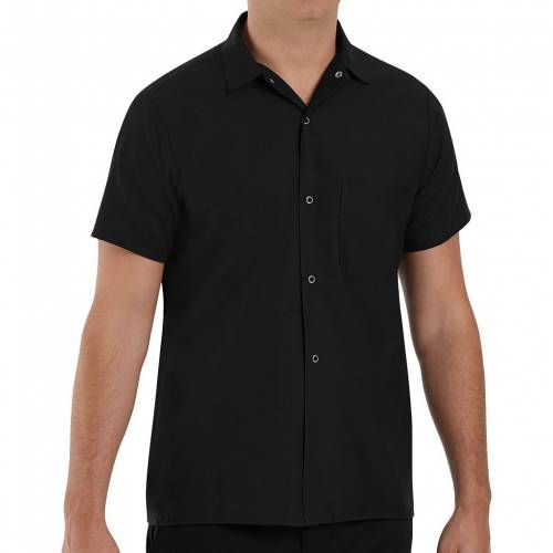 赤 レッド ボタンダウン 【 RED KAP CLASSIC-FIT BUTTON-DOWN POCKET COOK SHIRT / 】 メンズファッション トップス カジュアルシャツ