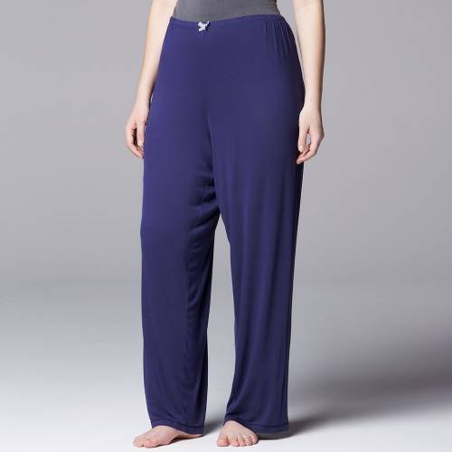 PAJAMAS: 【 SIMPLY VERA VERA WANG PLUS SIZE BASIC LUXURY PAJAMA PANTS / 】 インナー 下着 ナイトウエア レディース ナイト ルーム パジャマ|スニケス