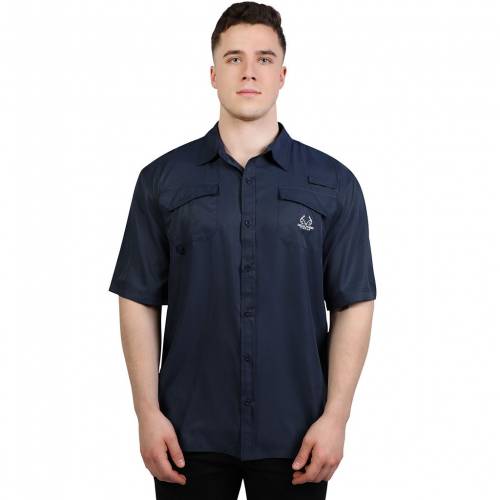 代引き手数料無料 Realtree ウーブン ボタンダウン 紺色 ネイビー Woven Realtree Fishing Buttondown Shirt Navy メンズファッション トップス 魅力的な Mcia Mu