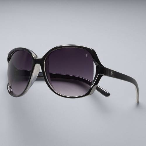 Simply Vera Vera Wang サングラス 黒色 ブラック Simply Vera Wang Beatrix Oversize Square Sunglasses Black Stethoscope Eu