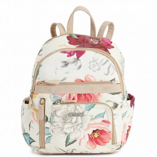 おすすめ Multisac バックパック バッグ リュックサック クリーム Multisac Adele Backpack Eva Floral Cream バッグ 人気定番 Www Purpleforparents Us