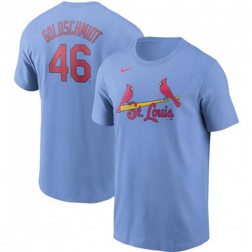 半額sale ナイキ Nike ポール 青色 ブルー カーディナルス Tシャツ セントルイス カージナルス Nike Paul Goldschmidt Light Blue Name Number Tshirt Crd メンズファッション トップス Tシャツ カットソー 完璧 Esdm Jatimprov Go Id