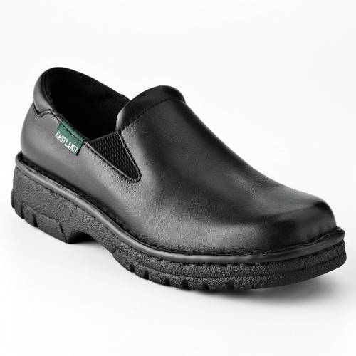 酵母菌地べた スリッポン スニーカー 運動すること靴 【 EASTLAND NEWPORT SLIP-ON SHOES / 】 置き目毛革 靴-レディース靴-ローファー