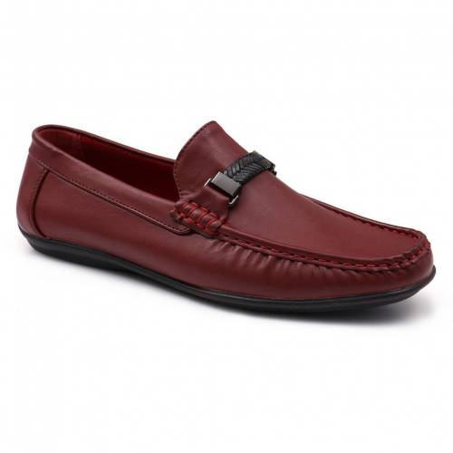 定番の冬ギフト ローファー Loafers Tribeca Only Members Red レッド 赤 ローファー Only Members メンバーズオンリー ローファー メンズ Animabourg Fr