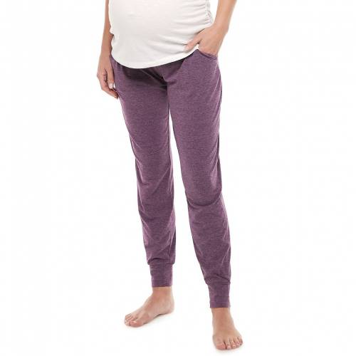 ファッション Fashion Sale カジュアル ズボン Pants ファッションブランド Duds Rakuten ナイトウエア The ボトムス セール中 7 14午前10時迄 Cuddl ボトムス Pajamas Cuddl Duds Maternity Essential Banded Bottom Sleep Pants Plum インナー 下着