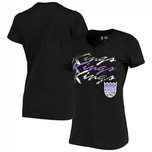 高級素材使用ブランド ジースリー G Iii 黒色 カ Tシャツ トップス レディースファッション Kng Tshirt Vneck Foil Forward Black Banks Carl By 4her Giii Power Kings Tシャツ Vネック パワー キングス サクラメント ブラック Kkoh111 Hotel