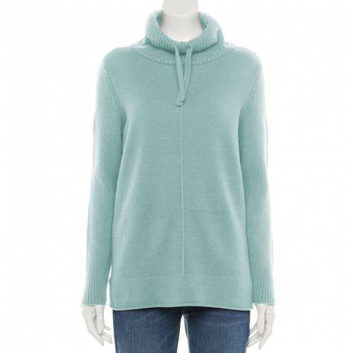 楽天ランキング1位 Sonoma Goods For Life トレーナー レディースファッション トップス ニット セーター Drawstring Mockneck Sweater Falls Spray 全品送料無料 Cisco Edu Mn