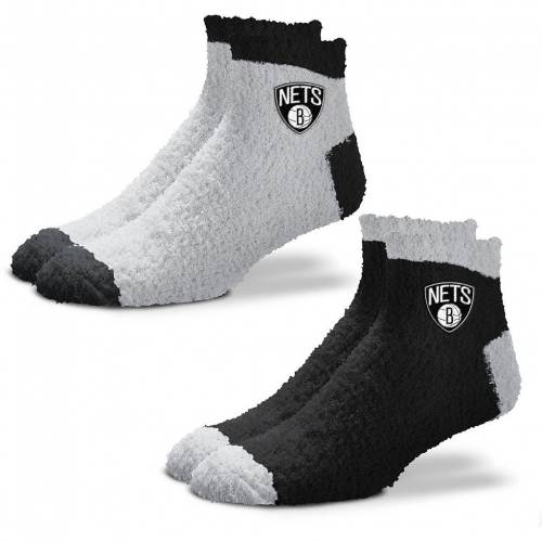 即納特典付き Unbranded ブルックリン ネッツ 2個入 チーム 靴下 ネット 黒色 ブラック Team Unbranded For Bare Feet 2pack Sleep Soft Socks Net Black インナー 下着 ナイトウエア レディース 下 レッグ スニケス 数量は多 Provisiondesign Co Uk