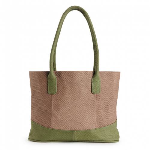 カジュアル バッグ 緑 グリーン 【 AMERILEATHER CASUAL TOTE BAG / CAPPUCCINO GREEN 】 レディースバッグ