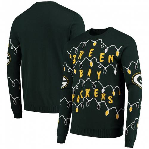 レビューで送料無料 Unbranded 緑 グリーン パッカーズ トレーナー グリーンベイ Green Unbranded Foco Lightup Ugly Sweater Pkr メンズファッション トップス ニット セーター 輝く高品質な Advance Com Ec