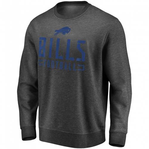 開店祝い ファナティクス Fanatics チャコール バッファロー ビルズ ステルス スウェットシャツ トレーナー Fanatics Branded Heathered Charcoal Stealth Stencil Pullover Sweatshirt Bil Charco メンズファッション 激安特価 Haringeylawcentre Org Uk