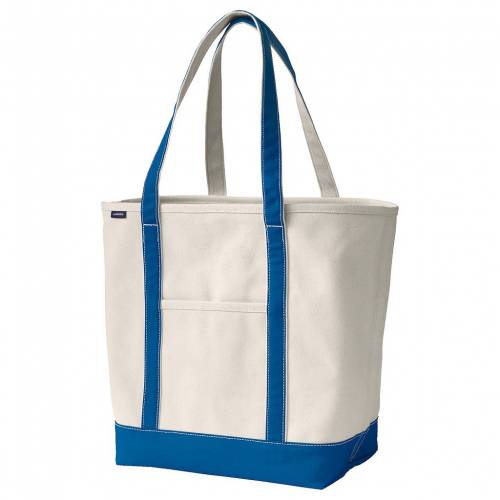 ランズエンド ナチュラル バッグ LANDS' 【 LANDS' END NATURAL OPEN TOP CANVAS TOTE BAG / 】 レディースバッグ