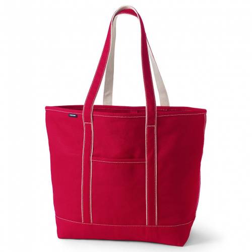 ランズエンド バッグ LANDS' 【 LANDS' END OPEN TOP CANVAS TOTE BAG / 】 レディースバッグ