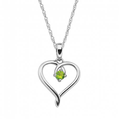 ボストン 銀色 シルバー 緑 グリーン 【 BOSTON BAY DIAMONDS STERLING SILVER PERIDOT OPENWORK HEART PENDANT / GREEN 】 ジュエリー アクセサリー レディースジュエリー ネックレス ペンダント｜スニケス 60,500円