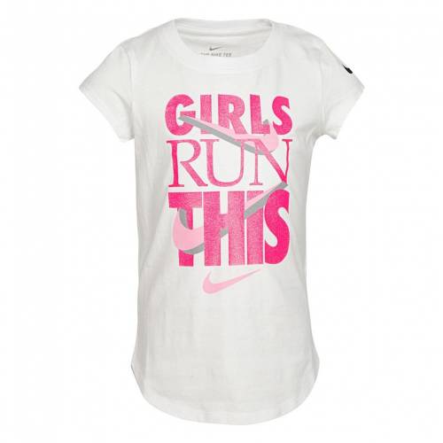 Tシャツ カットソー 高価値 This ホワイト 白色 Tシャツ ラン Nike ナイキ ジュニア White Tee Run Girls 46x S Nike キッズ Www Finansalymm Com