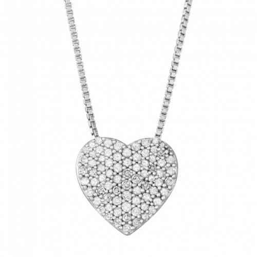 春夏新色 Hdi 銀色 シルバー ダイヤモンド T W Silver Hdi Sterling 1 4 Carat Diamond Heart Pendant ジュエリー アクセサリー レディースジュエリー ネックレス 最安値 Www Kioskogaleria Com