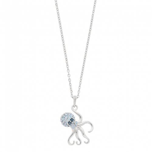 銀色 シルバー 青色 ブルー ネックレス 【 UNBRANDED STERLING SILVER SWISS BLUE TOPAZ OCTOPUS PENDANT NECKLACE / STERLING SILVER 】 ジュエリー アクセサリー レディースジュエリー ペンダント