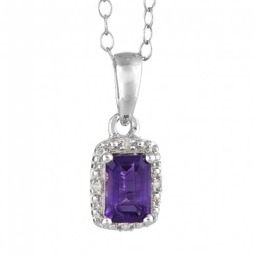 銀色 シルバー ダイヤモンド ネックレス & 【 CELEBRATION GEMS STERLING SILVER GEMSTONE DIAMOND ACCENT PENDANT NECKLACE / 】 ジュエリー アクセサリー レディースジュエリー ペンダント｜スニケス