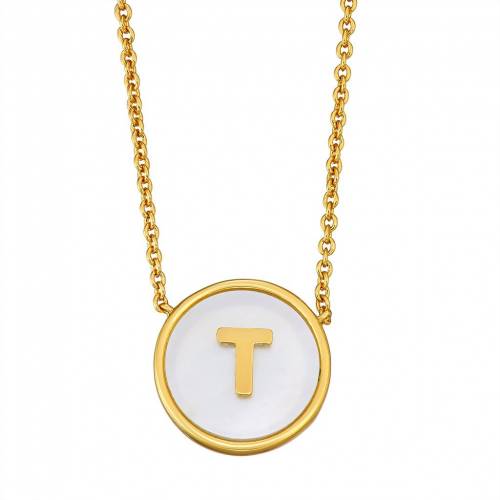 数量は多 楽天市場 Unbranded パール ネックレス Unbranded Mother Of Pearl Initial Pendant Necklace T ジュエリー アクセサリー レディースジュエリー ネックレス スニケス 魅了 Waneptogo Org