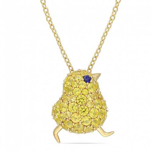 黄色 イエロー ゴールド 【 STELLA GRACE LAB-CREATED YELLOW SAPPHIRE CHICK PENDANT / GOLD TONE 】 ジュエリー アクセサリー レディースジュエリー ネックレス ペンダント