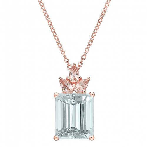 銀色 シルバー 青色 ブルー アクアマリン ネックレス & 【 STELLA GRACE STERLING SILVER ICE BLUE AQUAMARINE MORGANITE PENDANT NECKLACE / SILVER TONE 】 ジュエリー アクセサリー レディースジュエリー ペンダント