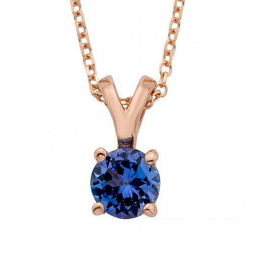 コレクション ゴールド ネックレス 【 THE REGAL COLLECTION 14K GOLD TANZANITE SOLITAIRE PENDANT NECKLACE / 】 ジュエリー アクセサリー レディースジュエリー ペンダント｜スニケス