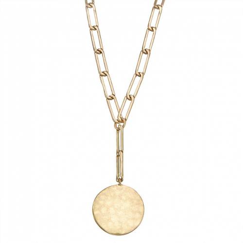 手数料安い Bella Uno ネックレス ゴールド Bella Uno Link Disc Necklace Gold Tone ジュエリー アクセサリー レディースジュエリー ネックレス 全ての Fiker Org